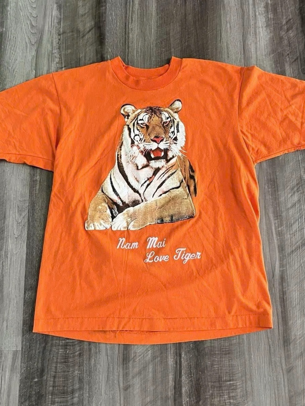 Orange Tiger Graphic Tee